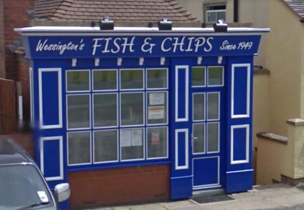 Wessington's Fish and Chips finished in third place. You can visit this restaurant at, Back Ln, Wessington, Alfreton DE55 6DQ.