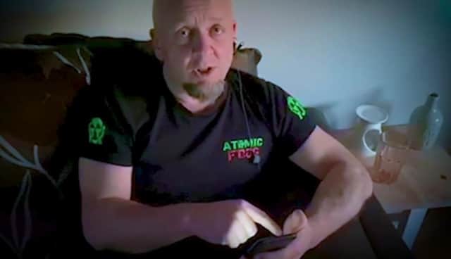 Atomic's F:dog in the fundraising video. Picture: Atomic/Facebook.