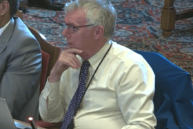 Coun Mike Levery, a member of Sheffield City Council's finance and performance policy committee. Picture: Sheffield Council webcast