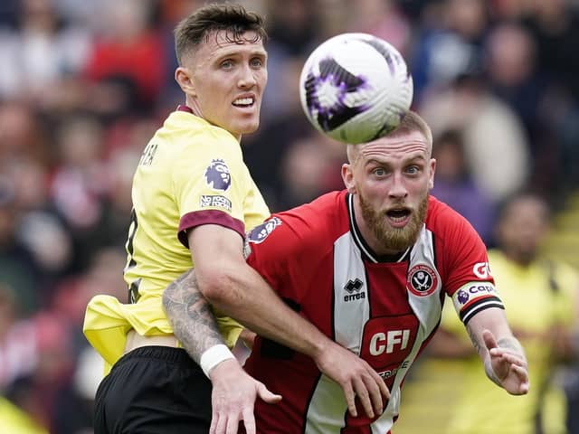 FIT AGAIN: Sheffield United striker Oli McBurnie