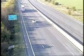 The M1 Northbound is currently closed between J30 and J31.