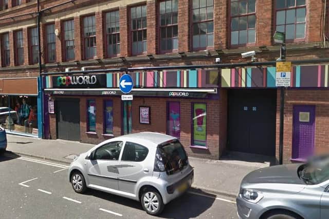 Popworld, on Carver Street, in Sheffield city centre (pic: Google)