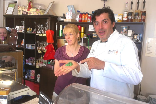 The Chocolate Spa on Fenkle Street, owned by Dawn Mitchell (pictured here with chef Jean-Christophe Novelli), is sure to have some tasty treats on offer.