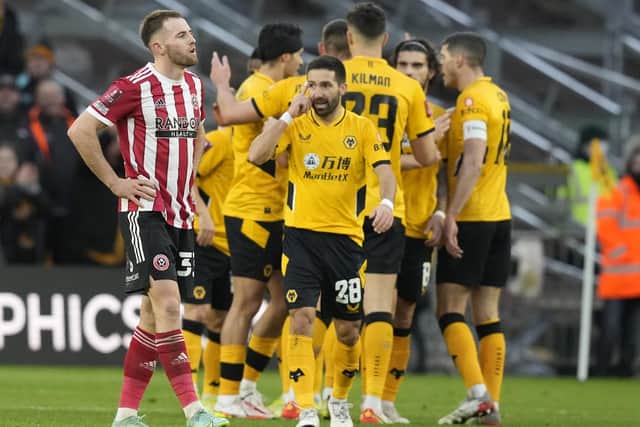 Sheffield United's match at Wolverhampton Wanderers was their first competitive outing since December 20: Andrew Yates / Sportimage
