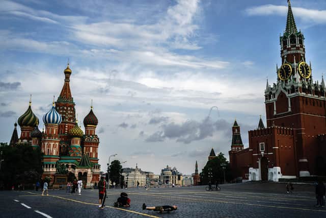 Red Square in Moscow, Russia, where Sheffield United are also gaining fans: DIMITAR DILKOFF/AFP via Getty Images