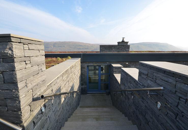 A flight of steps leads into your lochside haven.