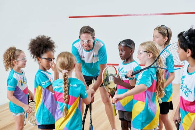 Squash Stars is aimed at helping young people get more active and improve their health.