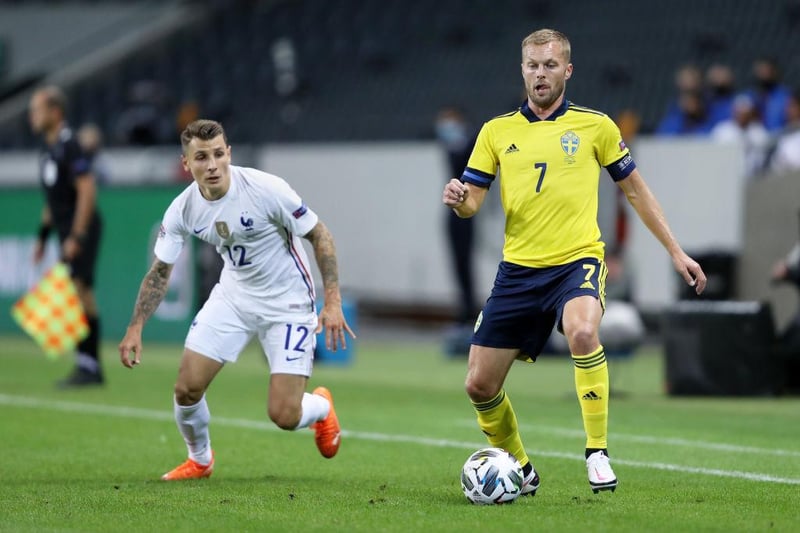 Still going strong at the age of 36, Larsson remains a key member of the national side and is the country's vice captain behind Andreas Granqvist. Granqvist. has been struggling with an injury so Larsson could lead his side out at the Euros.