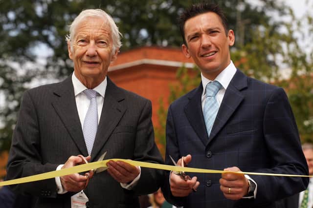 Flashback to 2007 when Lester Piggott and Frankie Dettori were pictured together at Newmarket. (PHOTO BY: Julian Herbert/Getty Images).