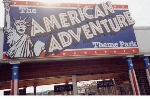 The American Adventure Theme Park entrance