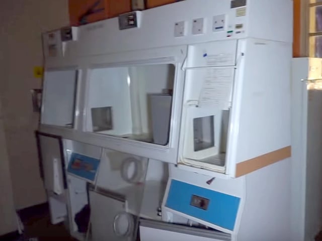 Medical equipment was still inside Royal Hospital Haslar in 2018. Picture: Neil Ansell