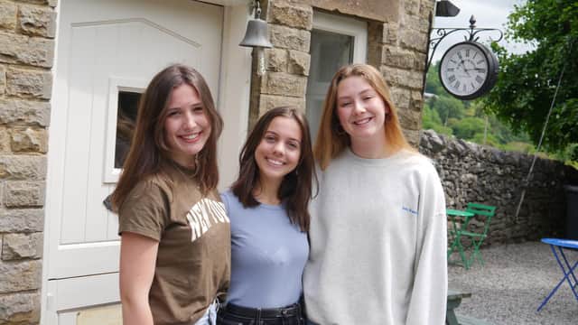Grace Campbell (left), Emily Goulding (middle) and Grace Toward (right) have been friends for three years.