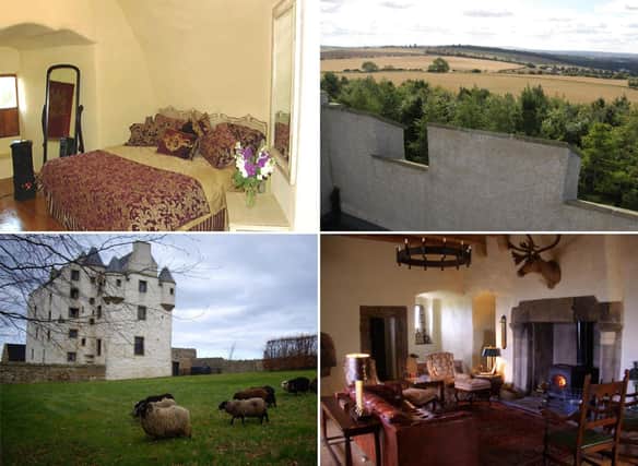 The castle at Faside Estate offers a fairytale escape just a few miles from Edinburgh.