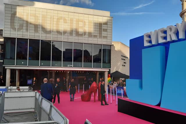 The pink carpet event for the Sheffield premiere of Everybody's Talking About Jamie.