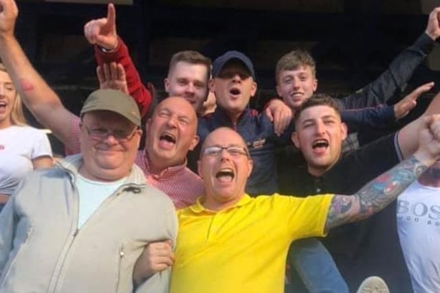 Andy Simpson posted this image on Facebook of the Mansfield Blades at Everton last season.