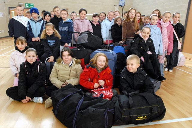 These Seaview Primary School students were off on their first ever trip to the Thurston outdoor education camp in 2008. Remember this?