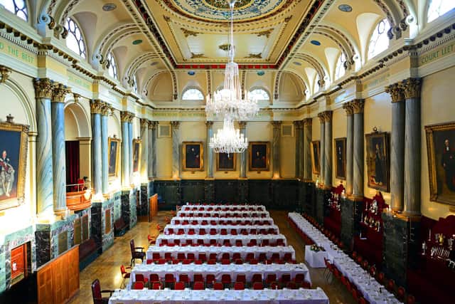 The Great Hall at Cutlers' Hall.