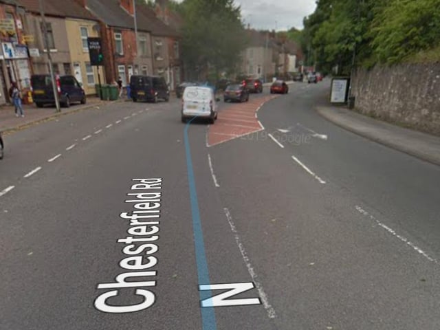 The A617 came 7th in the list with 47 accidents recorded in the year ending 2018