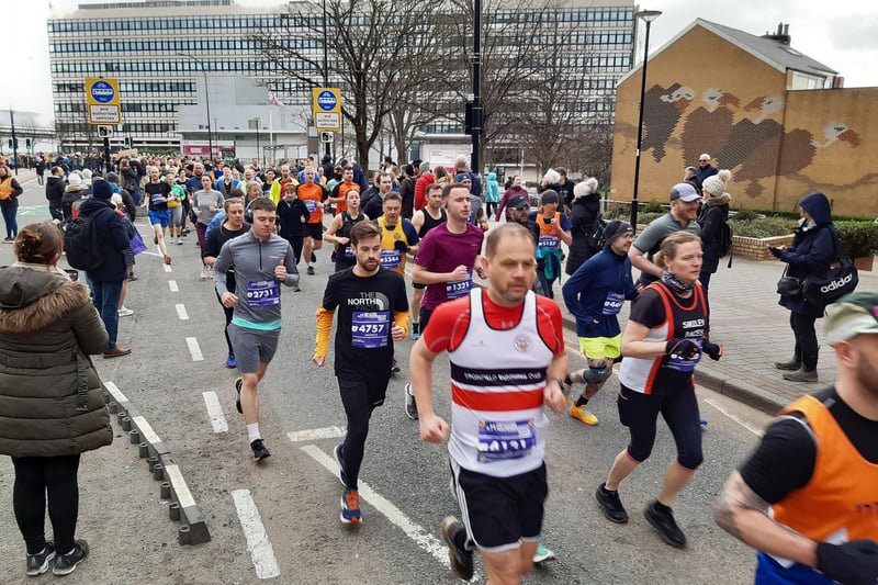 Spectators were treated to a remarkable sight as a never-ending line of runners at the 2023 Sheffield Half Marathon wended their way out through the city centre as they embarked upon a tough 13.1 mile challenge.