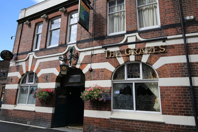 Trippet Lane pub The Grapes - where Arctic Monkeys played their first gig in 2003 - made the list.