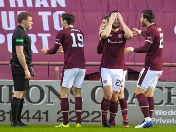 How the Hearts players rated in the defeat to Raith Rovers. Picture: SNS