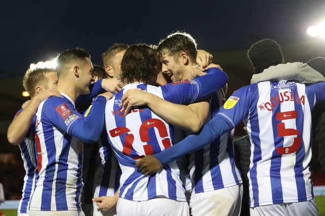 Hartlepool United claimed another League One scalp in the FA Cup. (Credit: Mark Fletcher)