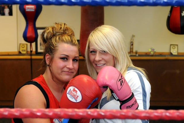 Horsley Hill Boxing Club ladies boxing classes 9 years ago. Did you take part?