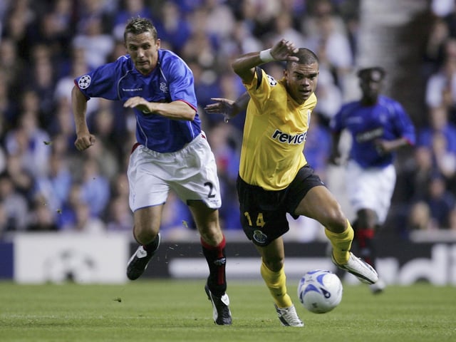 Alex McLeish's side won the Champions League group stage opener - en route to qualifying for the first time- thanks to a late Sotirios Kyrgiakos header after goals from Lovenkrands and the bandaged up Prso.