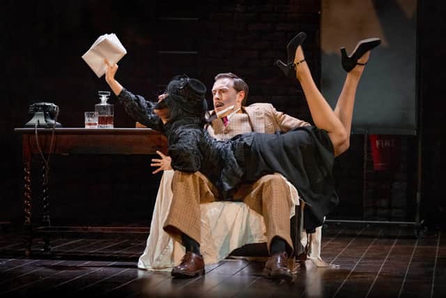 Safeena Ladha and Tom Byrne in The 39 Steps