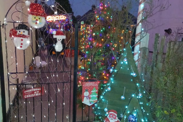 John Berry spent four weeks decorating his house for Christmas (pic: John Berry)
