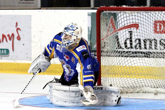 Kevin Regan proved to be an outstanding netminder when he joined the team in 2014. (Pic: Steve Gunn)