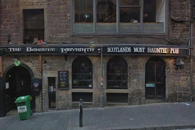 Dubbed Scotland's most haunted pub, The Banshee Labyrinth is reportedly occupied by the ghost of Lord Nicol Edwards, with spooky occurrences including blood curdling screams and drinks flying off tables and smashing into walls.