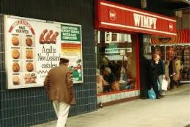 Doncaster's Wimpy - and before that it was Poppins - and before that, The Golden Egg.
