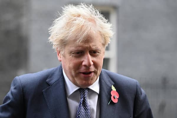 Britain's Prime Minister Boris Johnson leaves number 10 (Photo by Leon Neal/Getty Images)