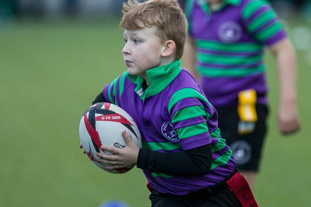 Lachlan Graham in action for Wilton Primary