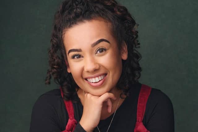 Sheffield actor Becca Lee-Isaacs, who won Best Early Career Newcomer at the UK Pantomime Awards