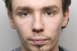 Pictured is Michael Jankowski, aged 23, of Sharrow Vale Road, Sheffield, who pleaded guilty to two counts of robbery and two counts of possessing a knife. The robbery offences were committed at a shop and a hairdressing salon in March, according to the court. Jankowski was sentenced at Sheffield Crown Court in June to three years and four months of custody.