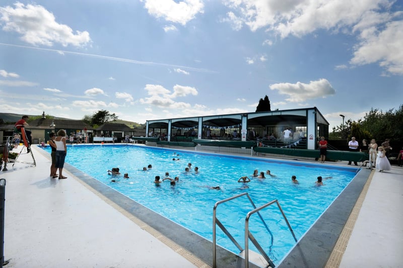 Book a swim at Hathersage open-air pool which is the perfect place to cool off on a hot day.