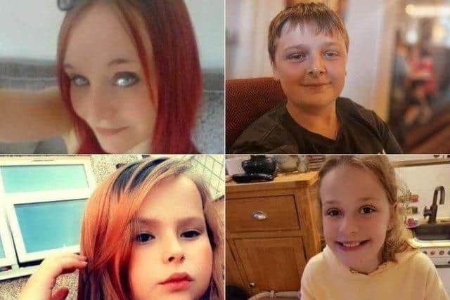 The bodies of Terri Harris, 35 and her two children, John Paul Bennett, 13 and Lacey Bennett, 11, were found in a house in Chandos Crescent, Killamarsh, along with the body of Lacey’s friend, Connie Gent, 11.