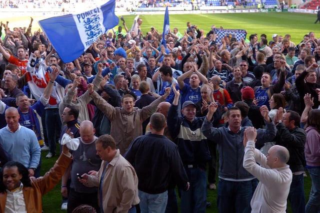 Pompey took 5,300 fans to the JJB Stadium back on April 29, 2006