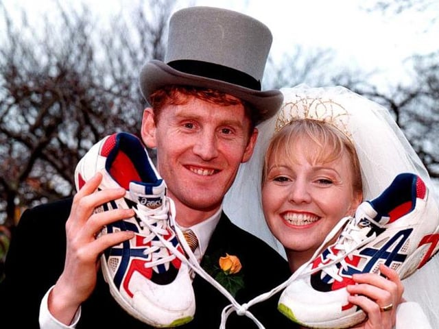 John Maycock - world athlete married Lindsay Walker in Cantley in 1997.