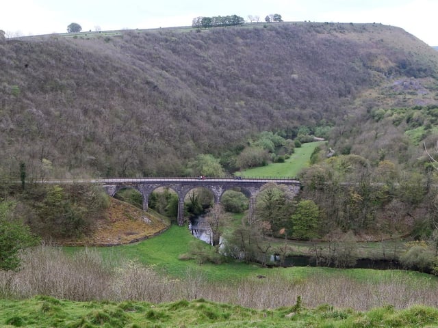 The Monsal Trail runs between Wye Dale and Bakewell along a former railway line - and offers the chance to take in some beautiful scenery along the route.