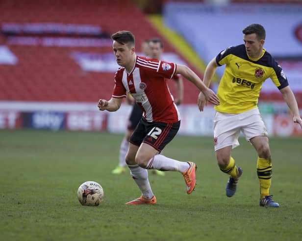 Marc McNulty in his Sheffield United days - Blades Sports Photography