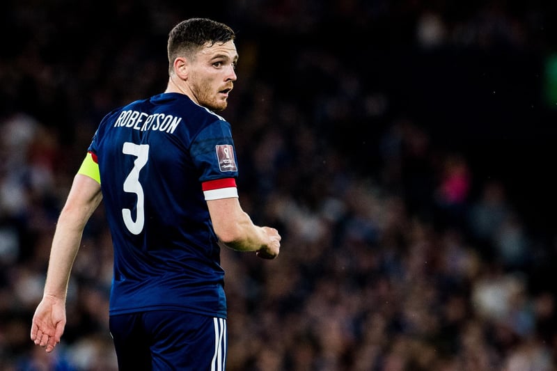 It's no surprise to see Robbo top of the list. The Scotland captain in world class in the real world and it's replicated on FIFA, with his pace ranked 84 and his passing 80.
