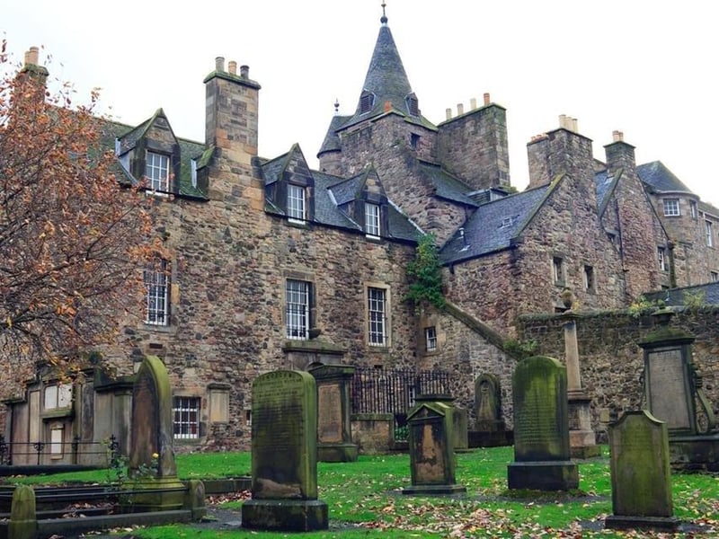 The ancient Greyfriars Kirkyard is surrounded by historic buildings that make you feel as if you've travelled back hundreds of years.