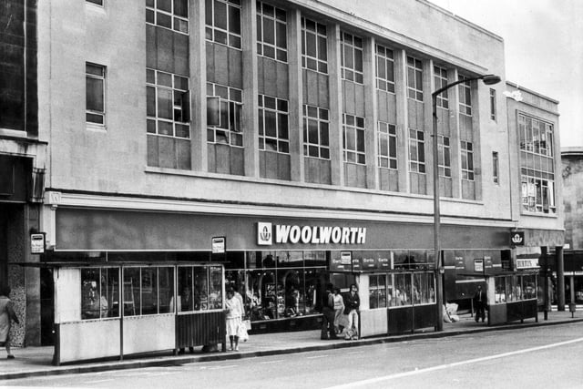 The newly refurbished Woolworth store on The Moor, Sheffield, in 1978