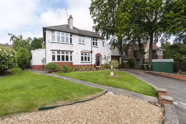 This five bedroom house has an indoor leisure complex with swimming pool and sauna.