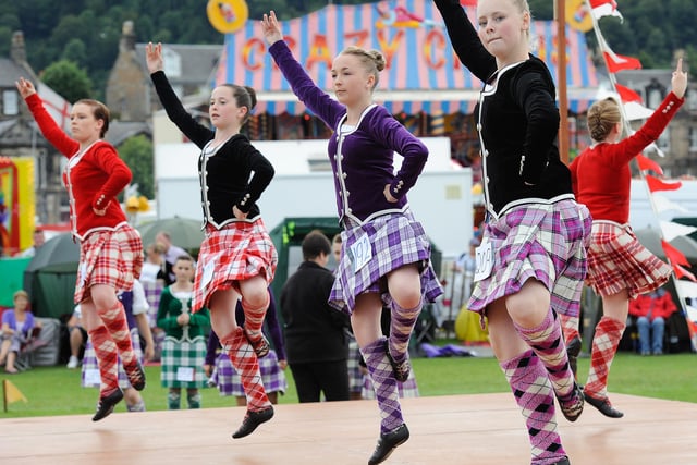 The Highland dancing is always popular