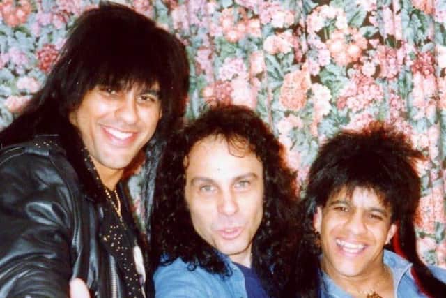 The Bailey brothers with… Ronnie James Dio