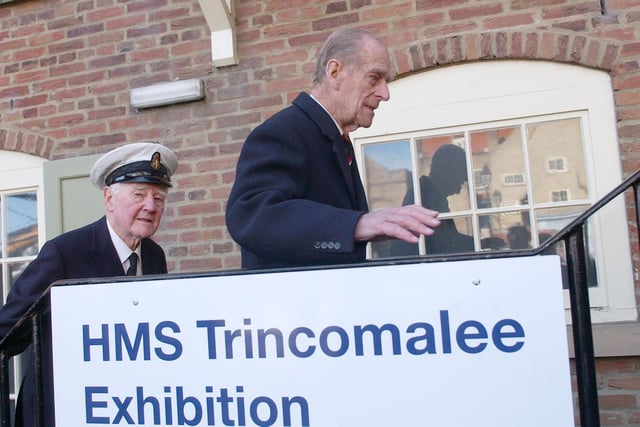 HMS Trincomalee's visitor experience is well worth a look as the Prince found out in this visit 11 years ago.